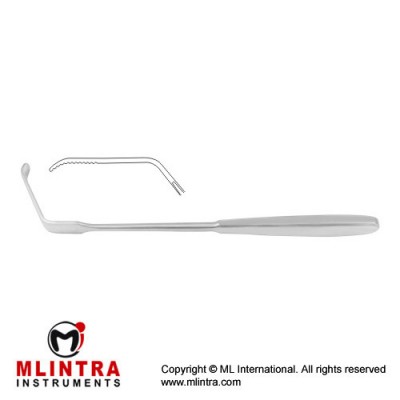 Zenker Retractor Stainless Steel, 26.5 cm - 10 1/2" Blade Size 60 x 12 mm